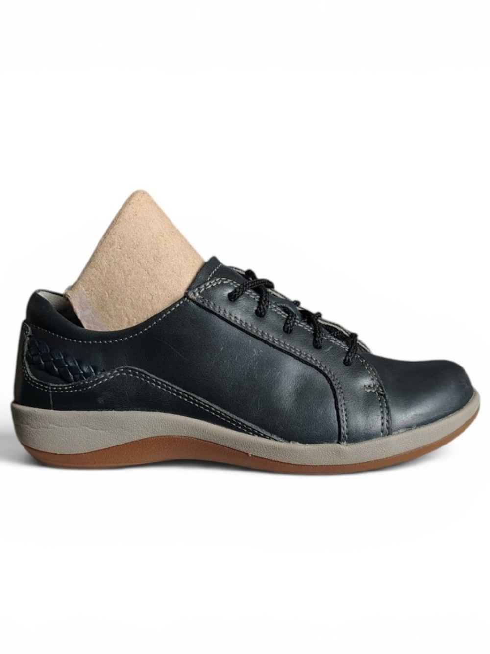 AETREX Dana Oxfords Shoes Women’s Size 6 Navy Leather Lace Up Orthopedic